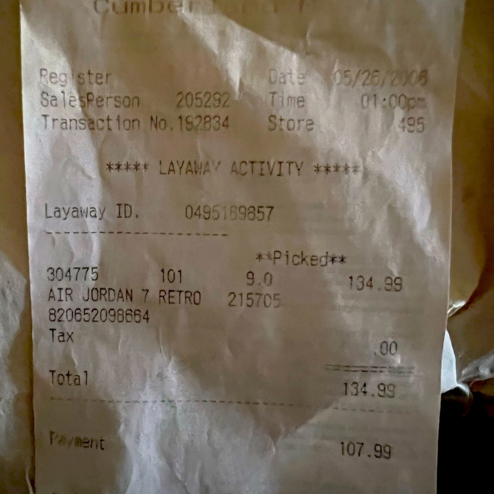 Jordan retro 7